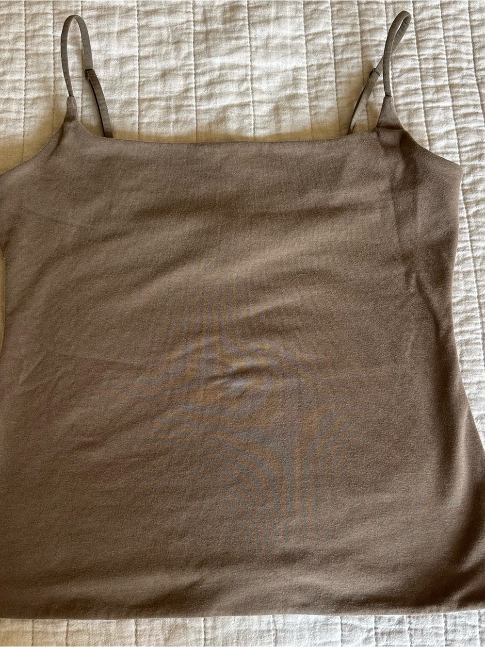 Aritzia Brown Spaghetti Strap Tank